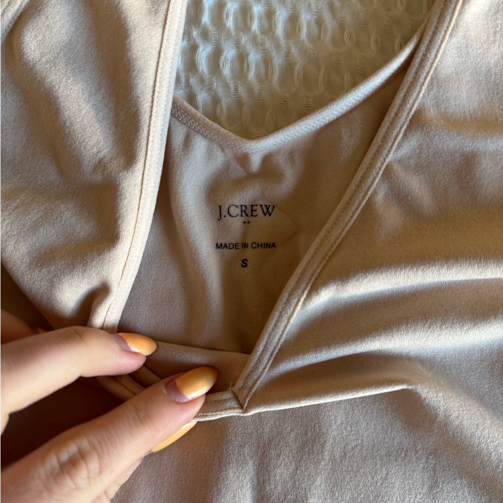 J. Crew Black and Nude Fitted Sleeveless Layering Tank Tops - size small - Picture 8 of 8